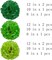 Green Paper Pom Poms Tissue Paper Flowers Hanging Paper Flowers Decorations Pack of 12 for Wedding, Birthday,Party Decor. 12", 10",8"